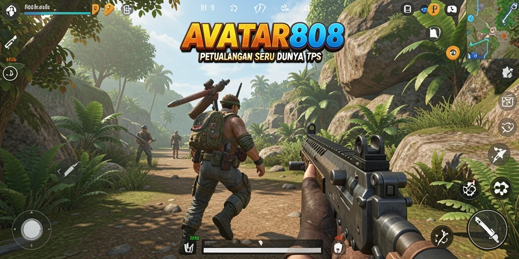 Tampilan aksi seru dalam gameplay AVATAR808 yang menantang.