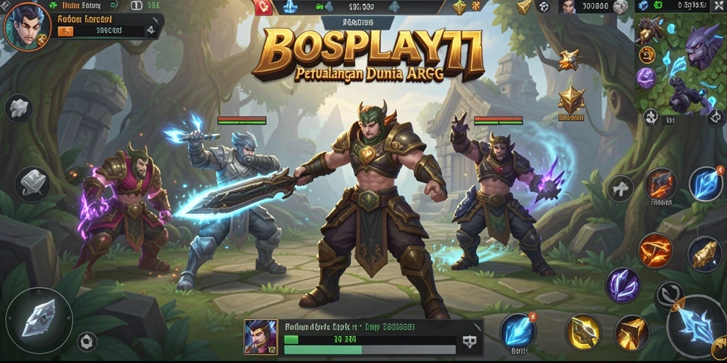 Tangkapan layar gameplay mendebarkan dari BOSPLAY77 dalam aksi ARPG.