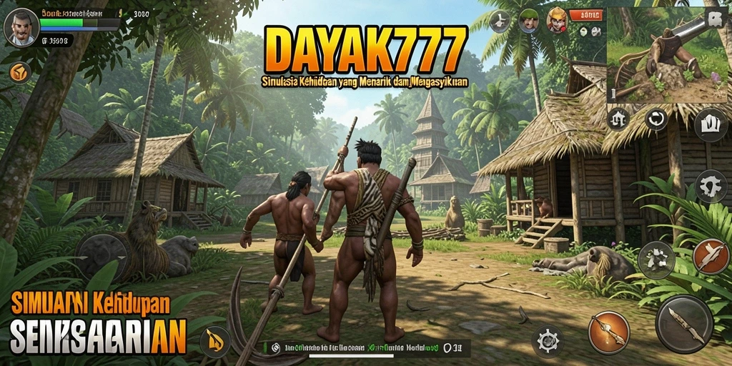 Tangkapan layar dari gameplay DAYAK777 yang menarik dan interaktif.