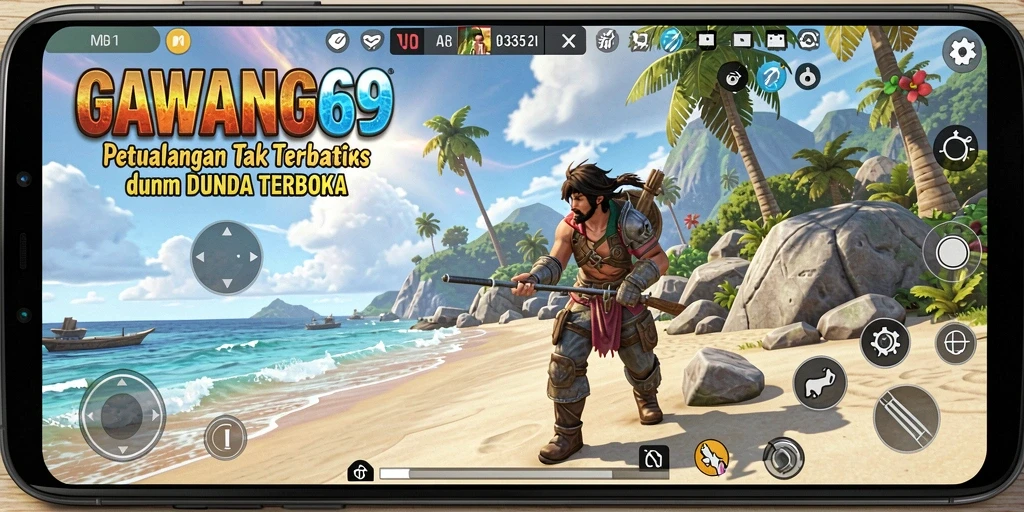 Tampilan gameplay GAWANG69 dalam lingkungan Open World yang penuh petualangan.