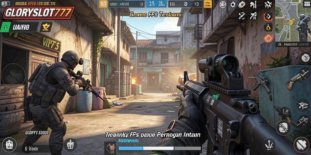 Tangkapan layar gameplay GLORYSLOT777 yang intens dan mendebarkan.