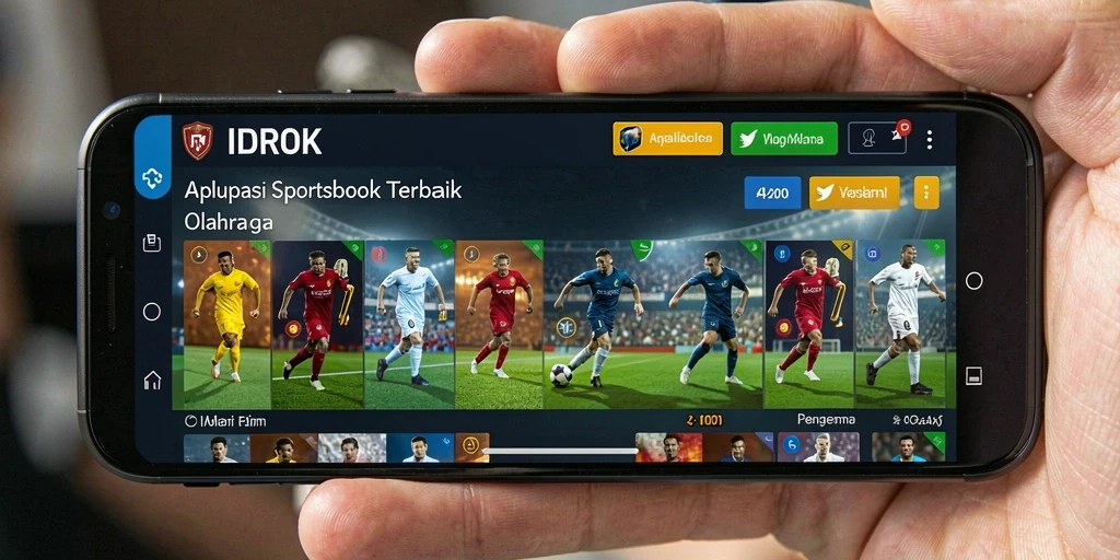 Tampilan gameplay Sportsbook yang menarik dan interaktif dari IDROK.