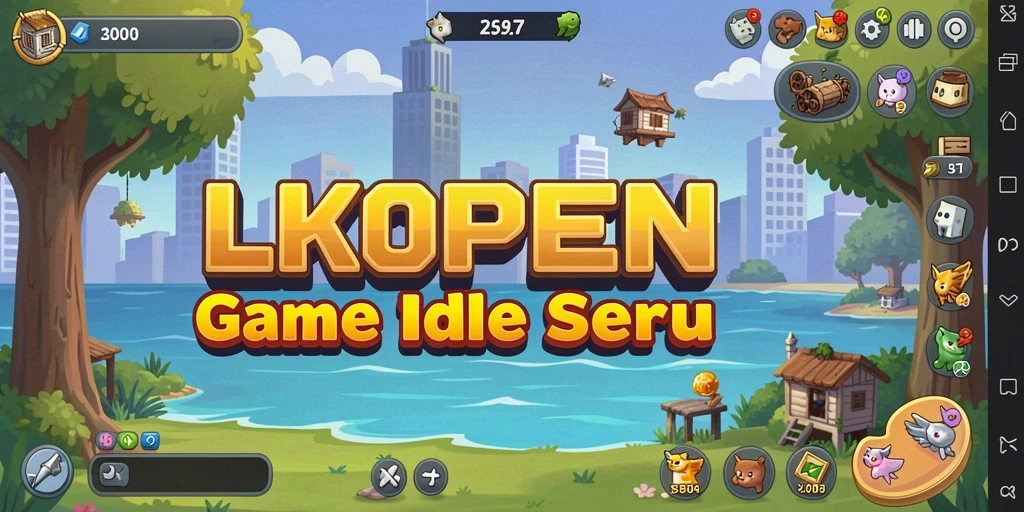 Tampilan gameplay LKOPEN yang menarik dan menawan.