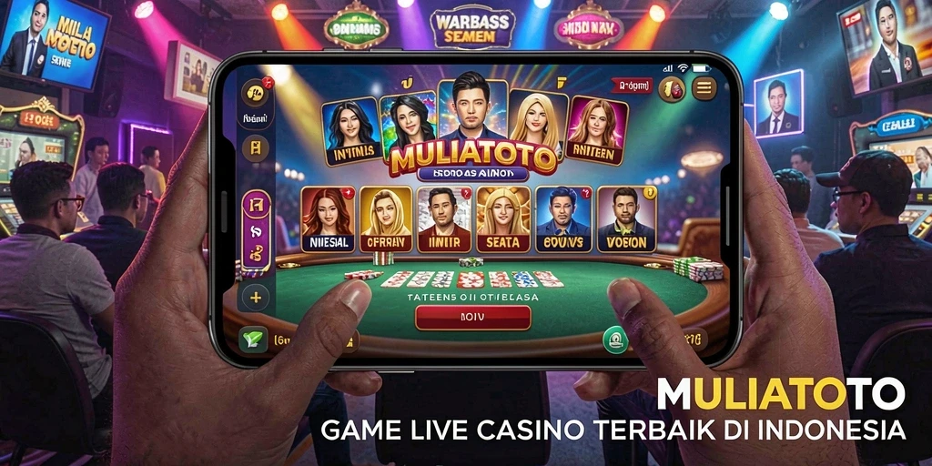 Tampilan gameplay menarik dari MULIATOTO Live Casino.
