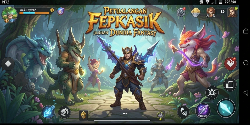 Tampilan gameplay N32 yang menawan dan menarik.