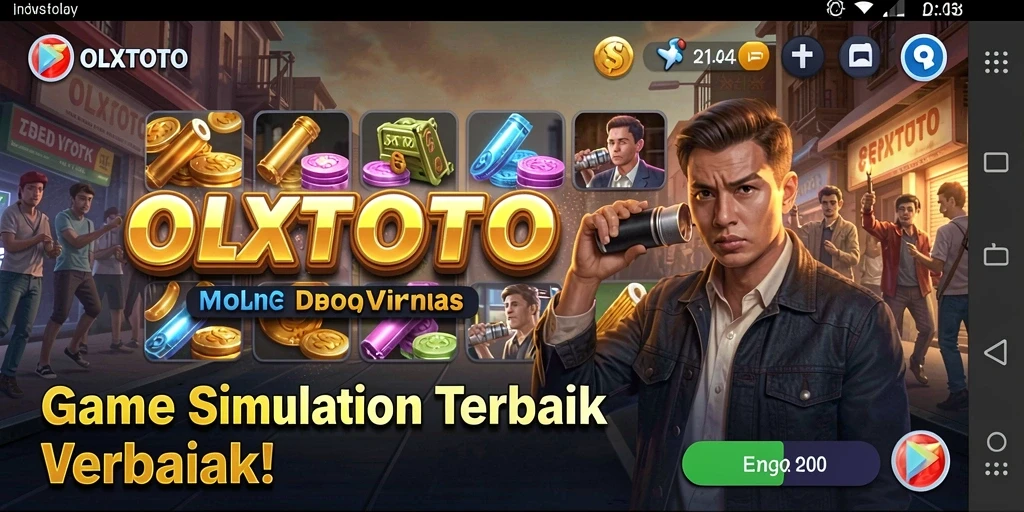 Tampilan antarmuka OLXTOTO dengan karakter dan lingkungan yang menakjubkan.