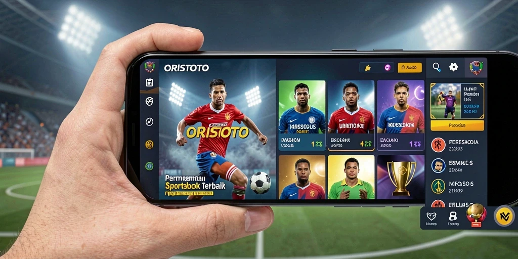 Tampilan gameplay pada aplikasi ORISTOTO yang menarik dan interaktif.
