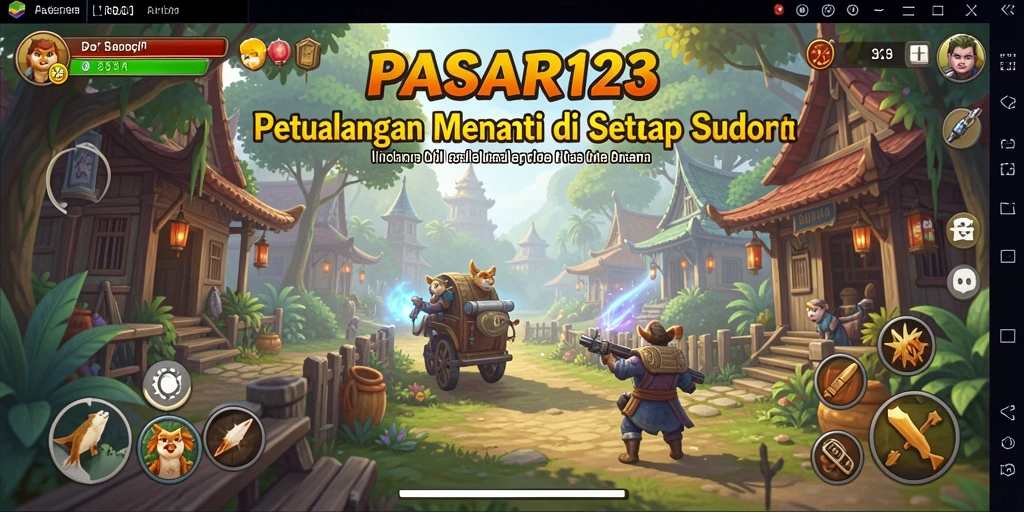 Tampilan menarik dari gameplay PASAR123 yang penuh petualangan.