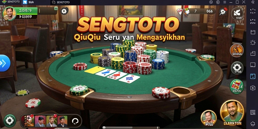Tampilan gameplay menarik SENGTOTO dengan fitur QiuQiu.