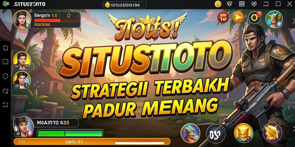Tampilan gameplay menegangkan dalam SITUSTOTO saat merancang strategi kemenangan.