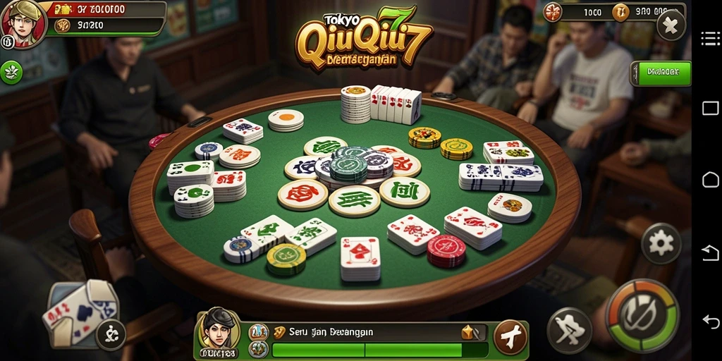 Gameplay seru QiuQiu di TOKYO77 dengan variasi kartu.