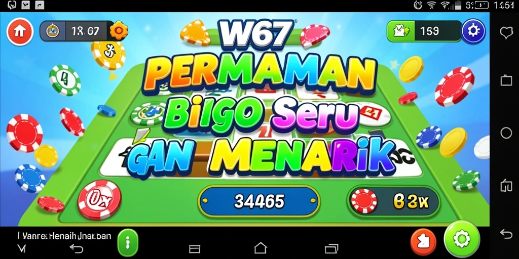Gameplay menarik dan interaktif dalam W67 dengan Bingo yang seru.