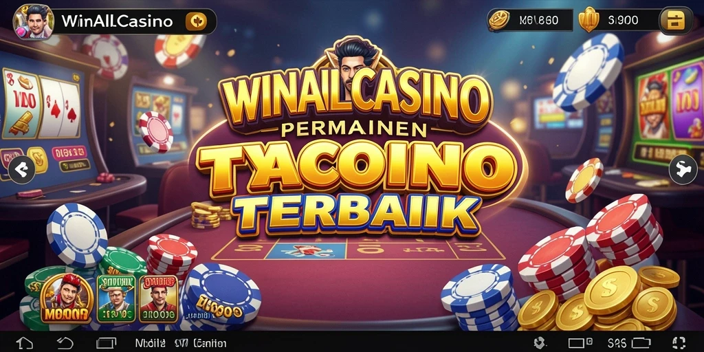 Tampilan menarik gameplay WINALLCASINO yang penuh warna dan dinamis.